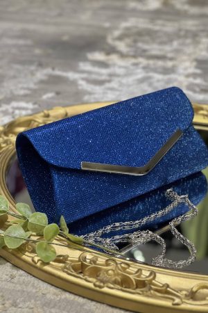 Maravilloso clutch azul
