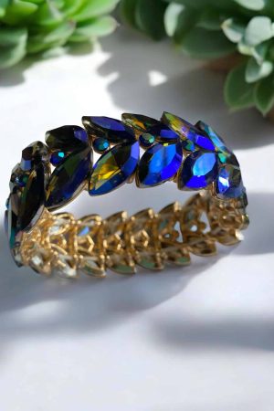 Pulsera Azul/Dorado