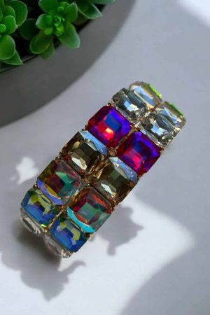 Pulsera Arcoiris Cristales