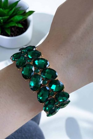 Pulsera Cristal Verde