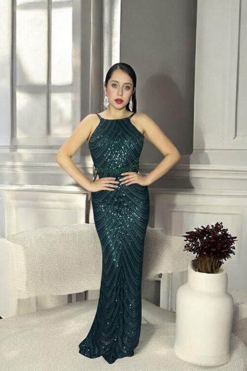 Vestido de Fiesta Sirena