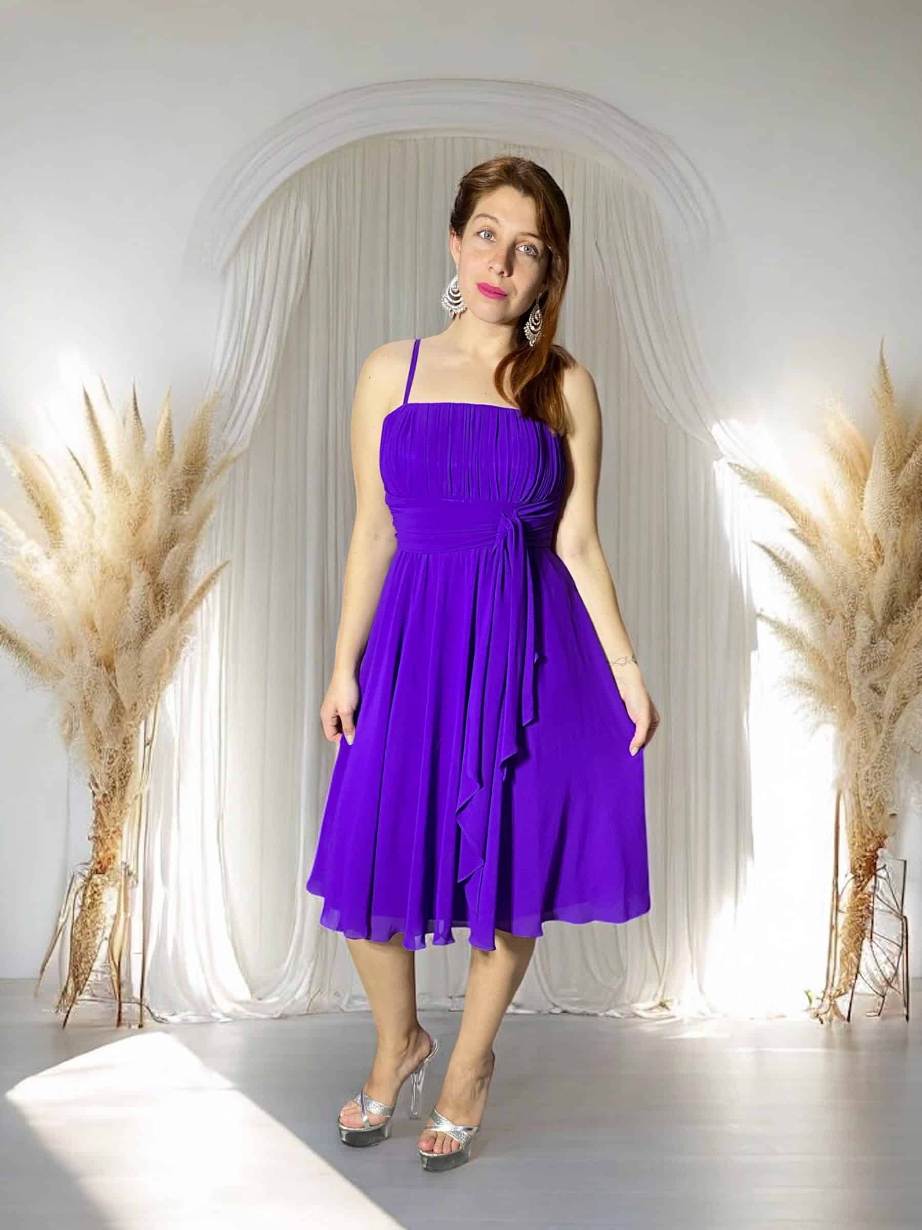 Vestido de Fiesta Corto Matrimonio de Dia