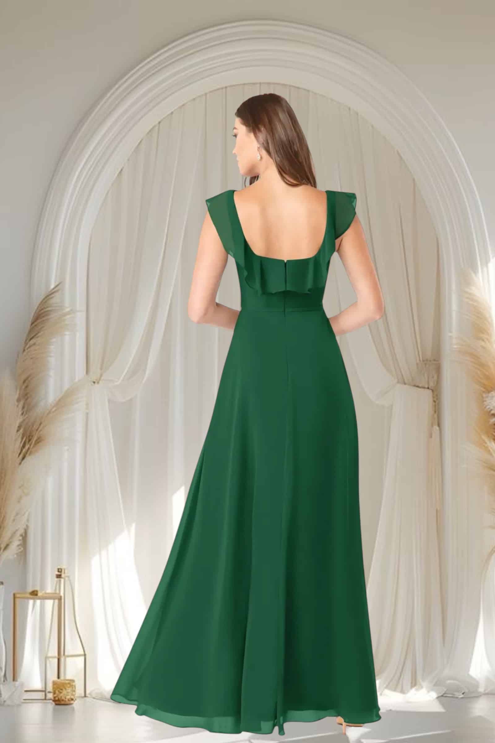 Vestido de Fiesta jinny azazie Verde ahora en temuco