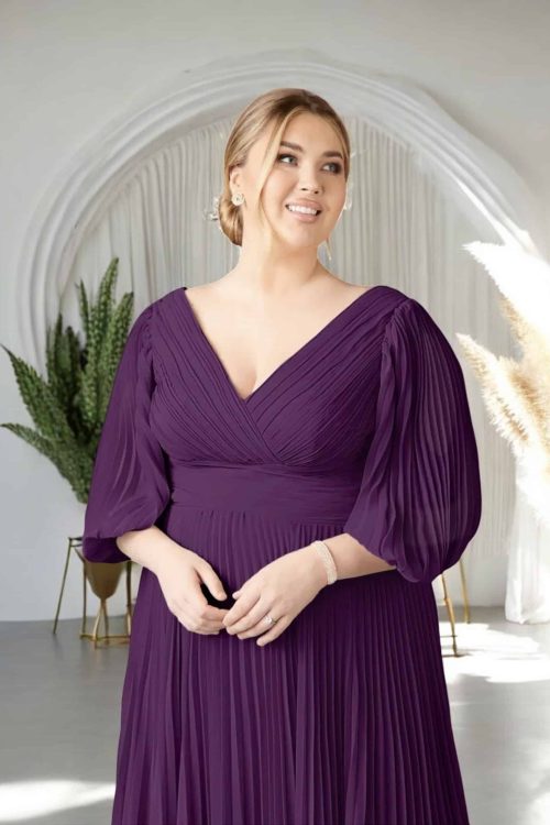 Vestido de Fiesta Azazie Sahara Morado