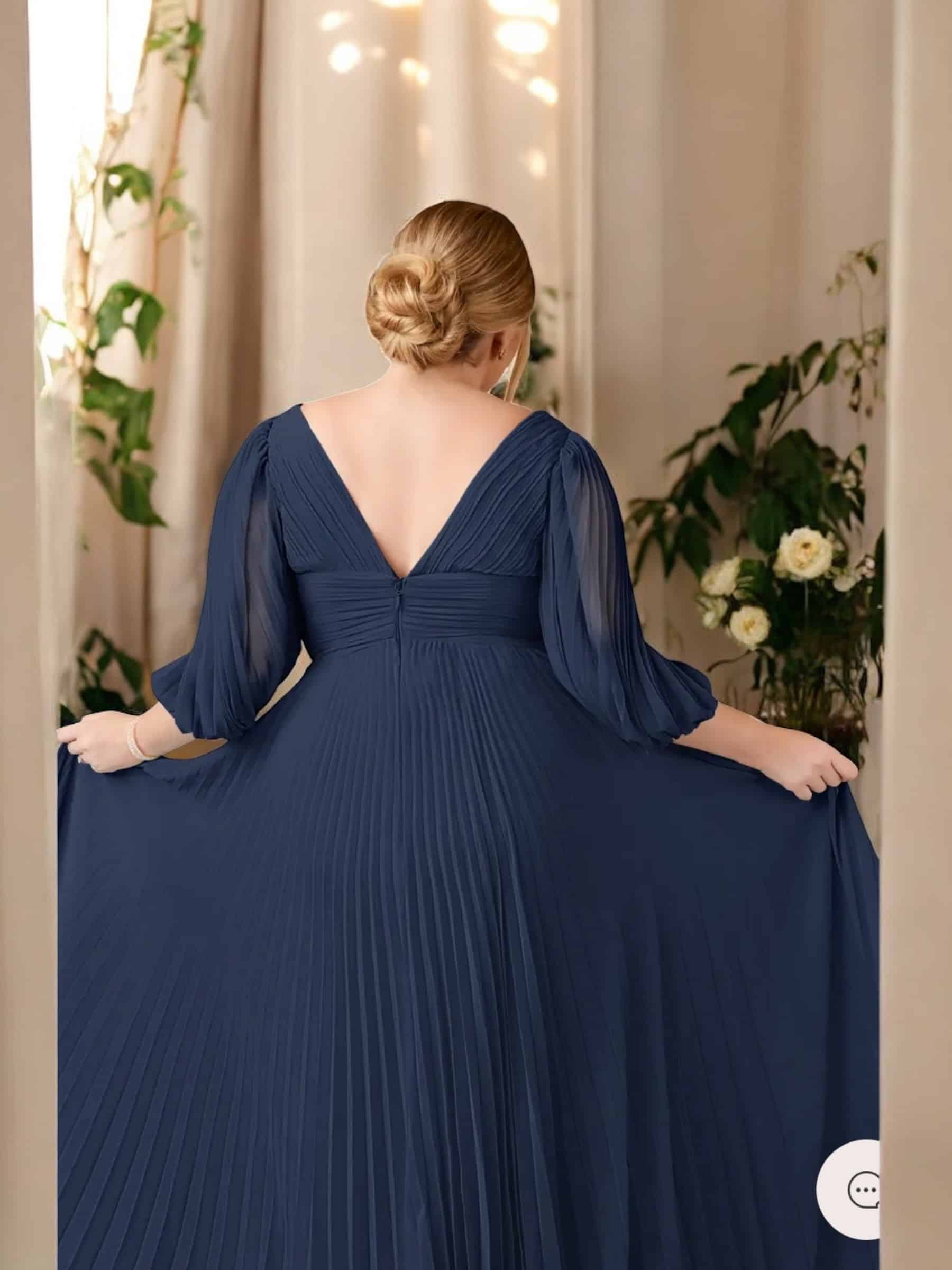 Vestido de Fiesta Sahara Azul Temuco