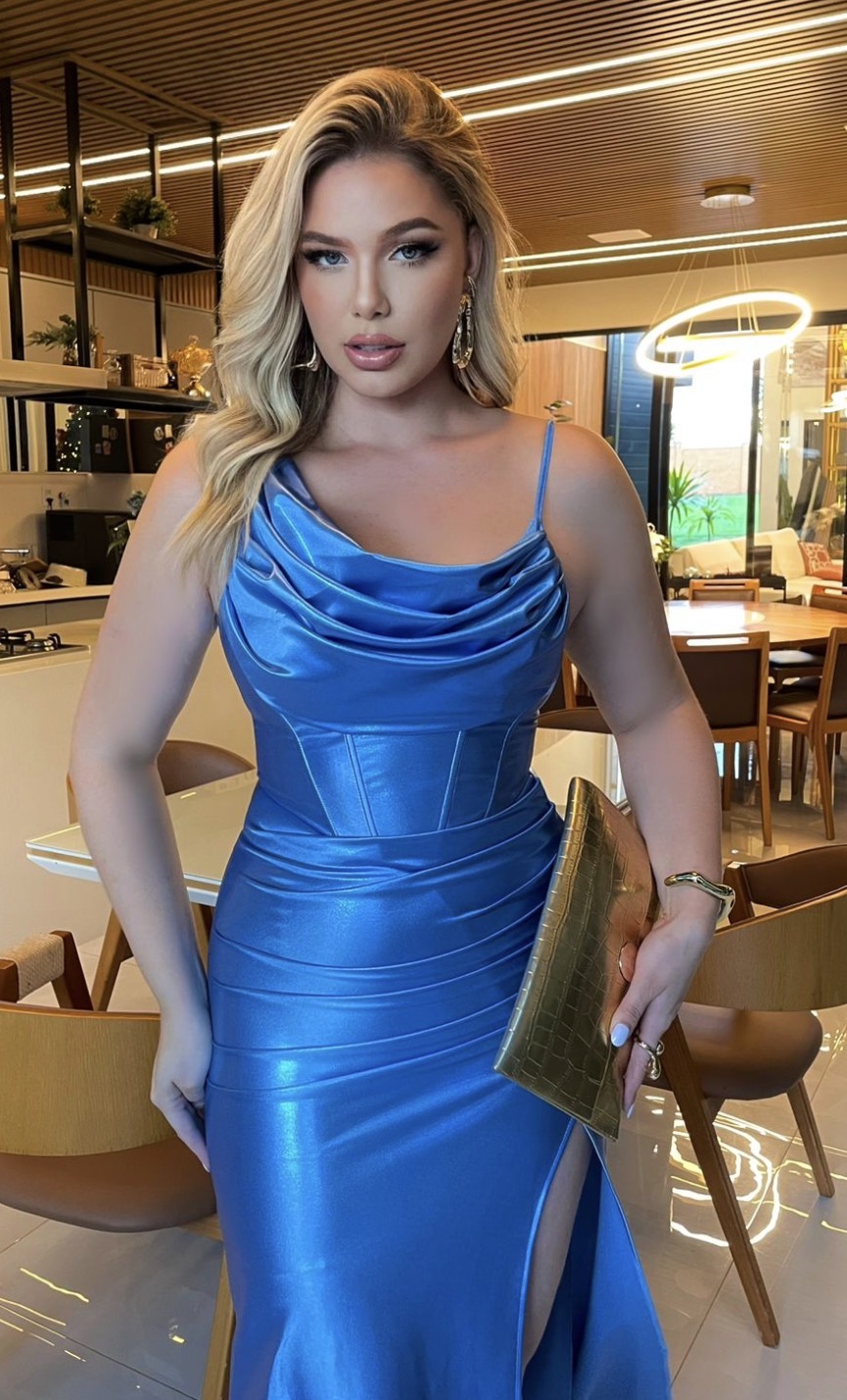 Vestido de Licenciatura Modelo Ipanema-Colección Brasil - Imagen 5
