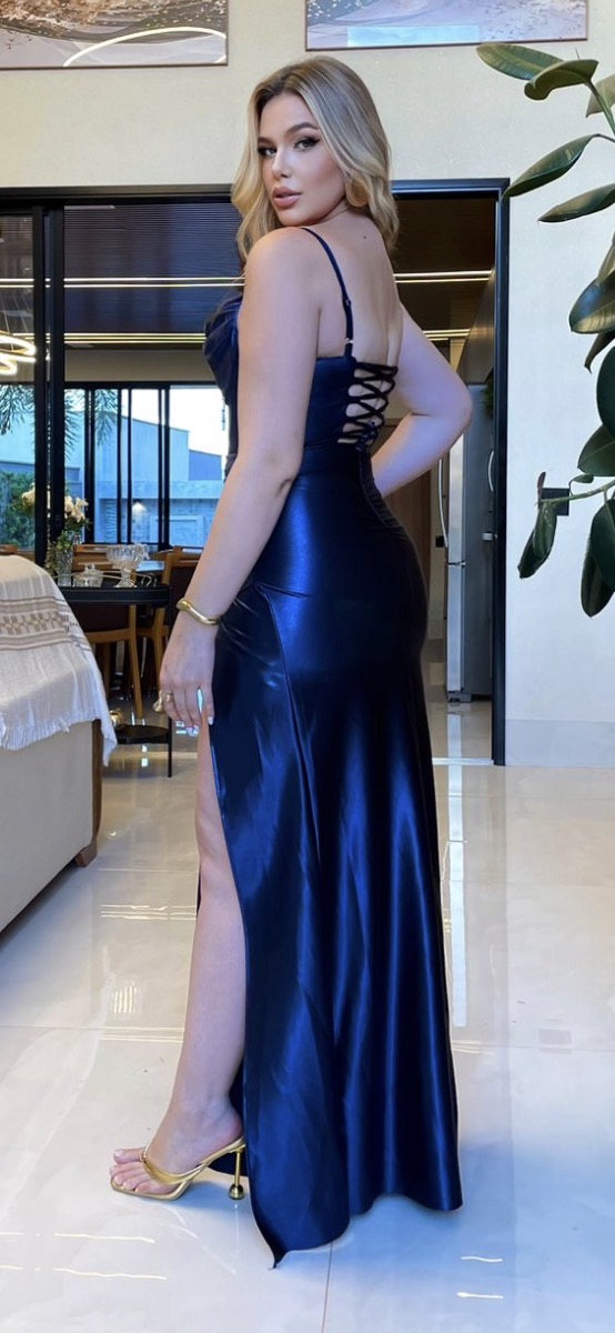Vestido de Licenciatura Modelo Ipanema-Colección Brasil - Imagen 7