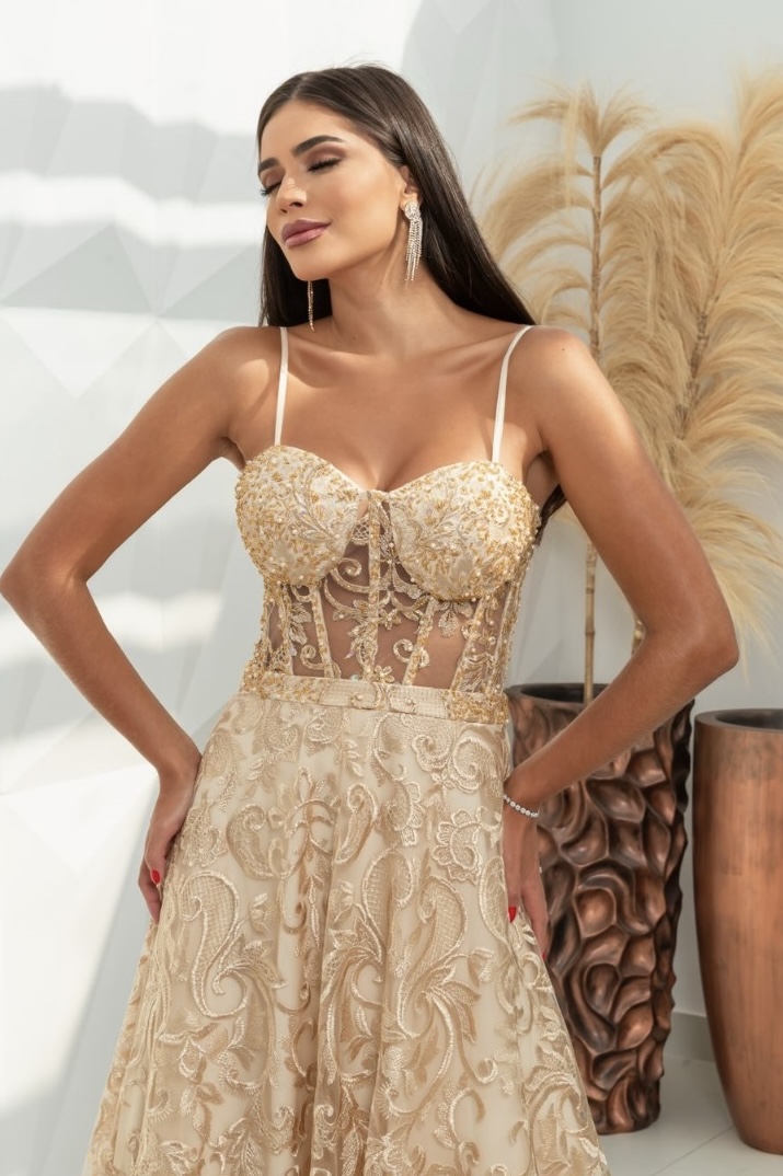 Vestido de fiesta en Temuco Modelo Leonor