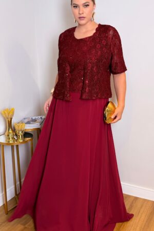 Vestido mamá de novio-novia en Temuco Modelo Yelma