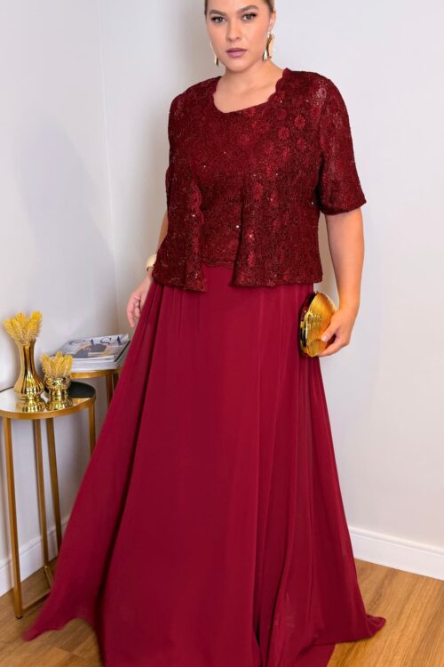 Vestido de Fiesta para Mamá de Novio o Novia en Temuco: Modelo Yelma