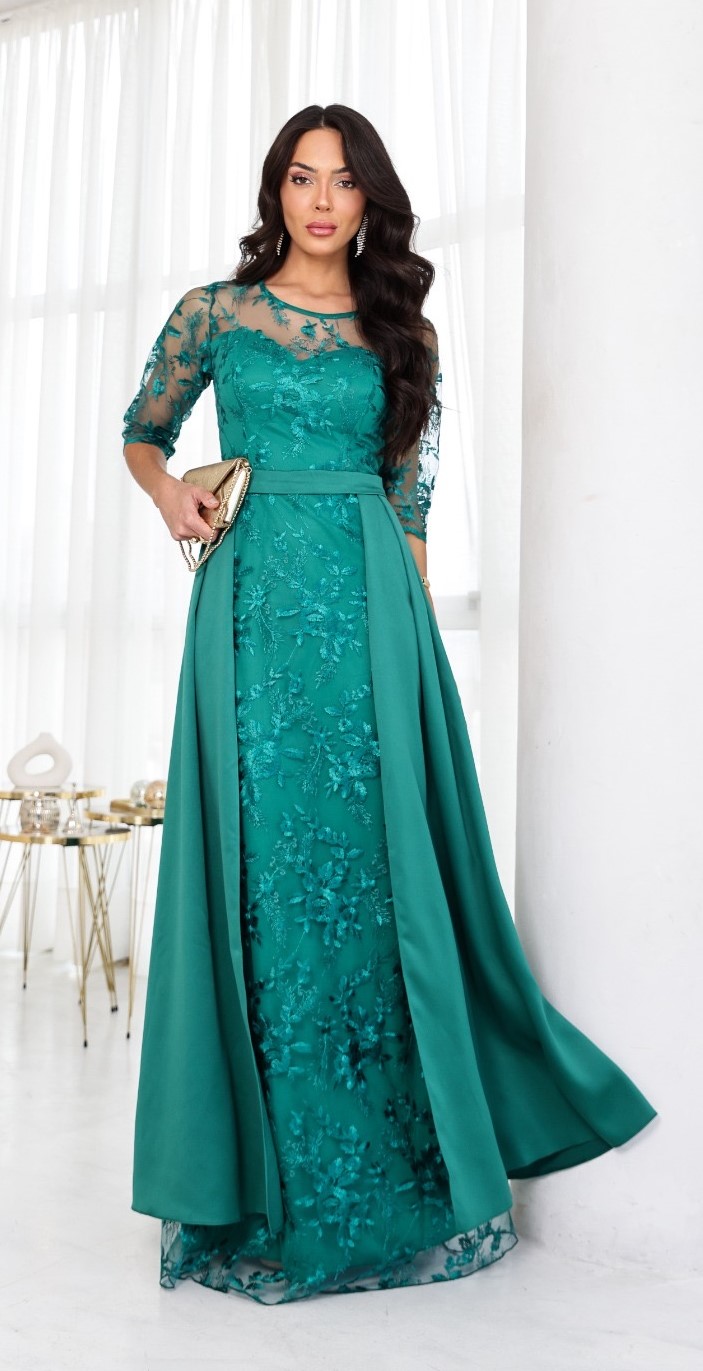 Vestido de Fiesta para Mamá de Novio o Novia en Temuco: Modelo Noemy - Imagen 3