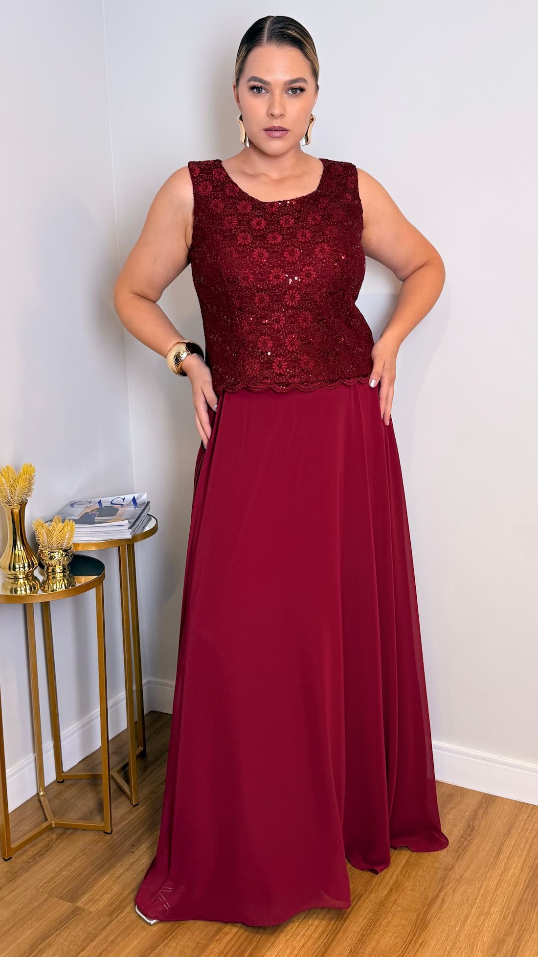 Vestido de Fiesta para Mamá de Novio o Novia en Temuco: Modelo Yelma - Imagen 3