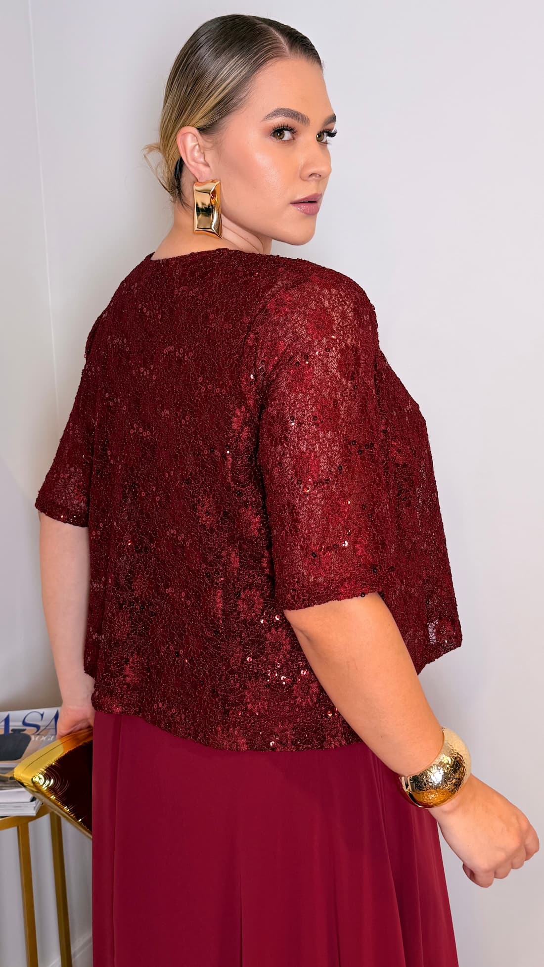 Vestido de Fiesta para Mamá de Novio o Novia en Temuco: Modelo Yelma - Imagen 5