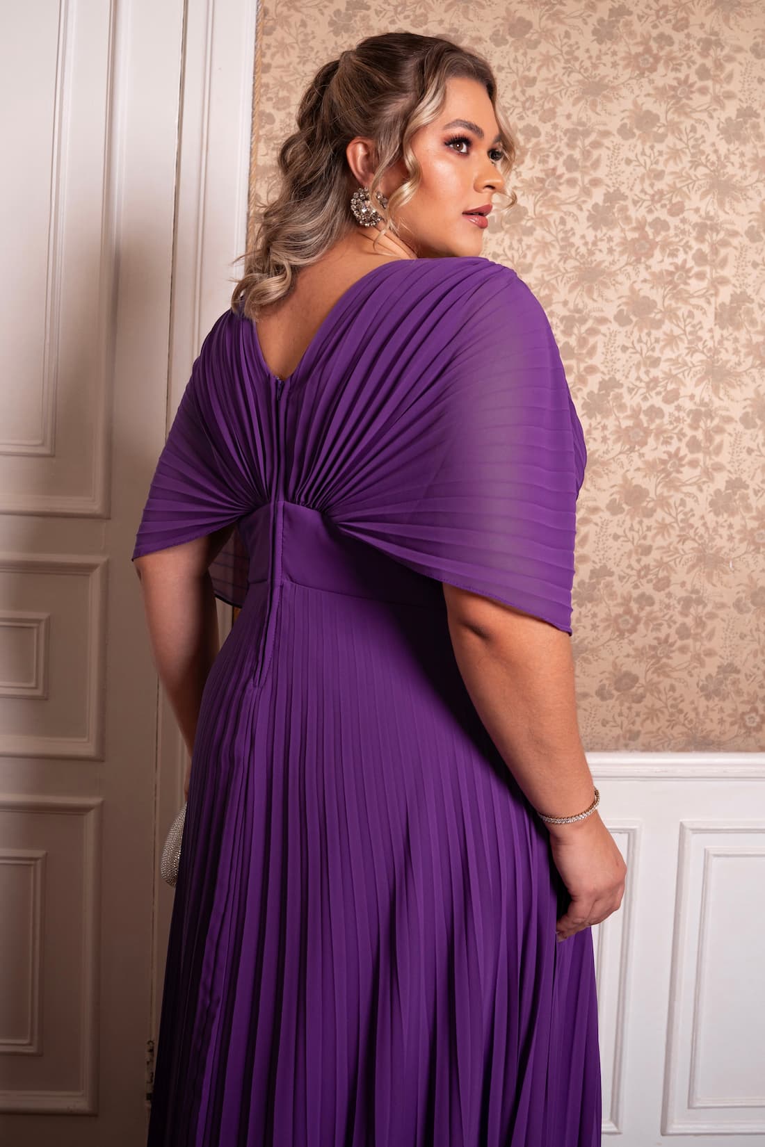 Vestido de Fiesta para Mamá de Novio o Novia en Temuco: Modelo Geovanna - Imagen 4